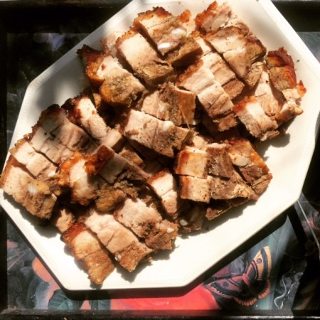 Porc laqué croustillant